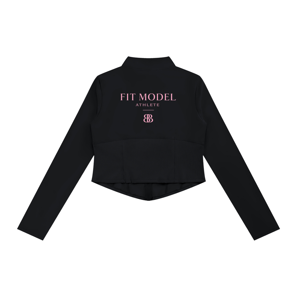 Fit Model Slim Fit Full-Zip Yoga Jacket
